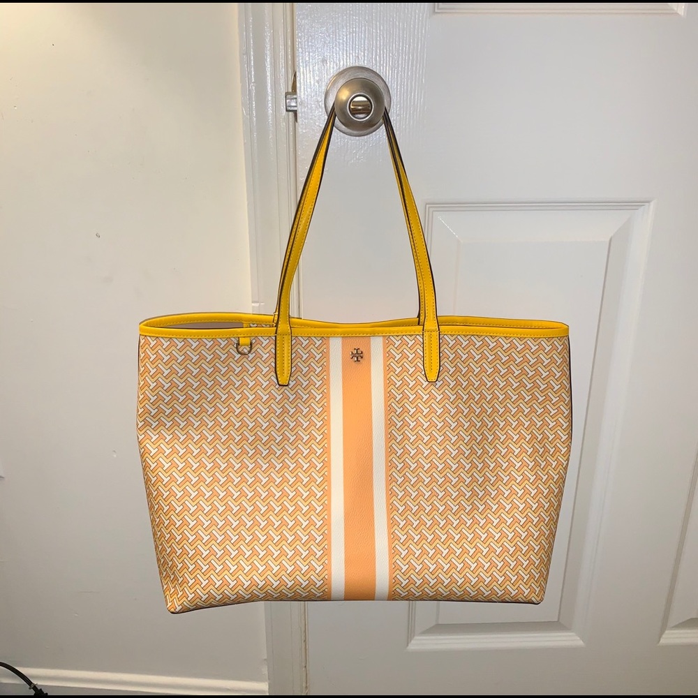 Tory burch yellow tote